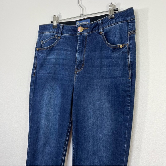 Democracy Ab"solution Itty Bitty Bootcut Blue Jeans size 10 - Picture 3 of 10